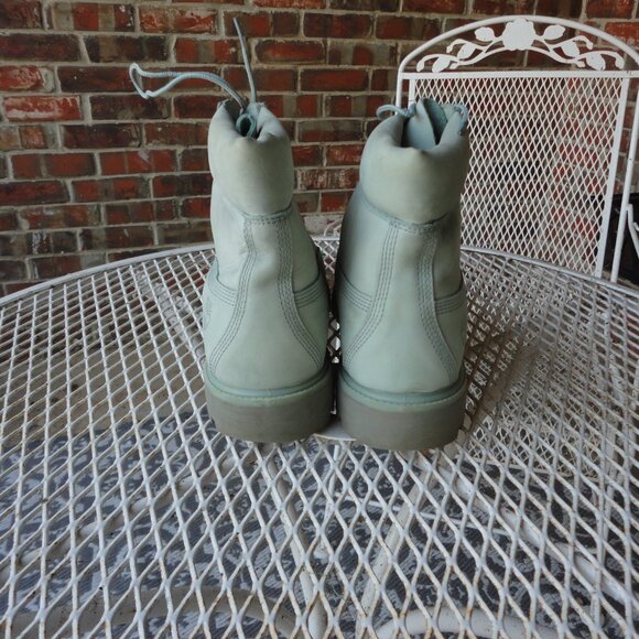 TIMBERLAND Men's 6" Premium Waterproof Light Blue Boots "A1OGW" Size 11.5 - Picture 8 of 9